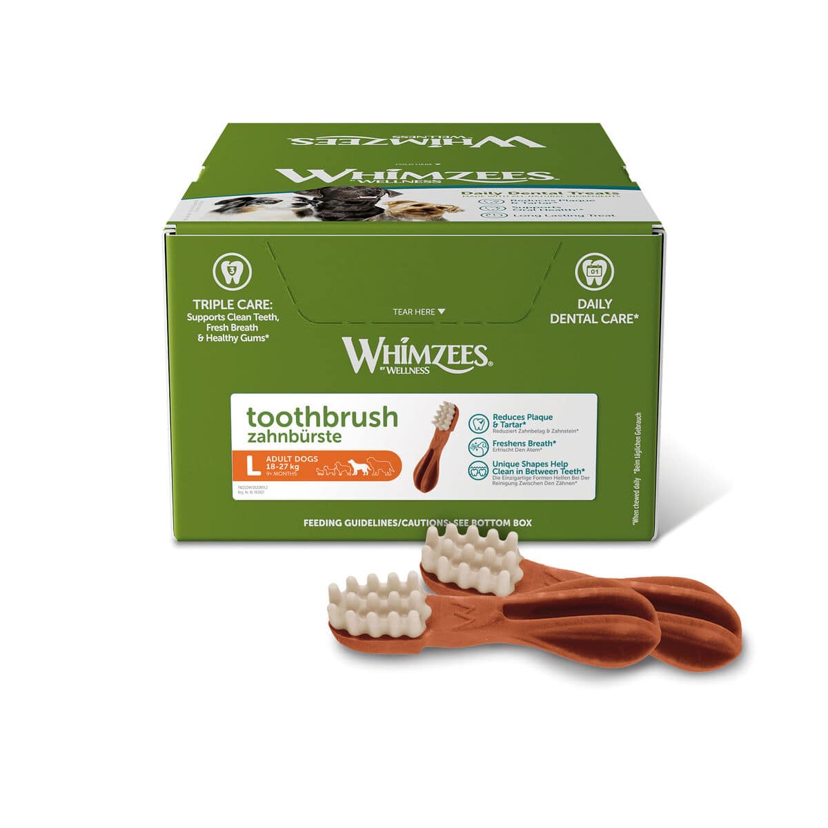 Comida húmeda Whimzees ToothBrush 30 unidades 2 S6105302_1