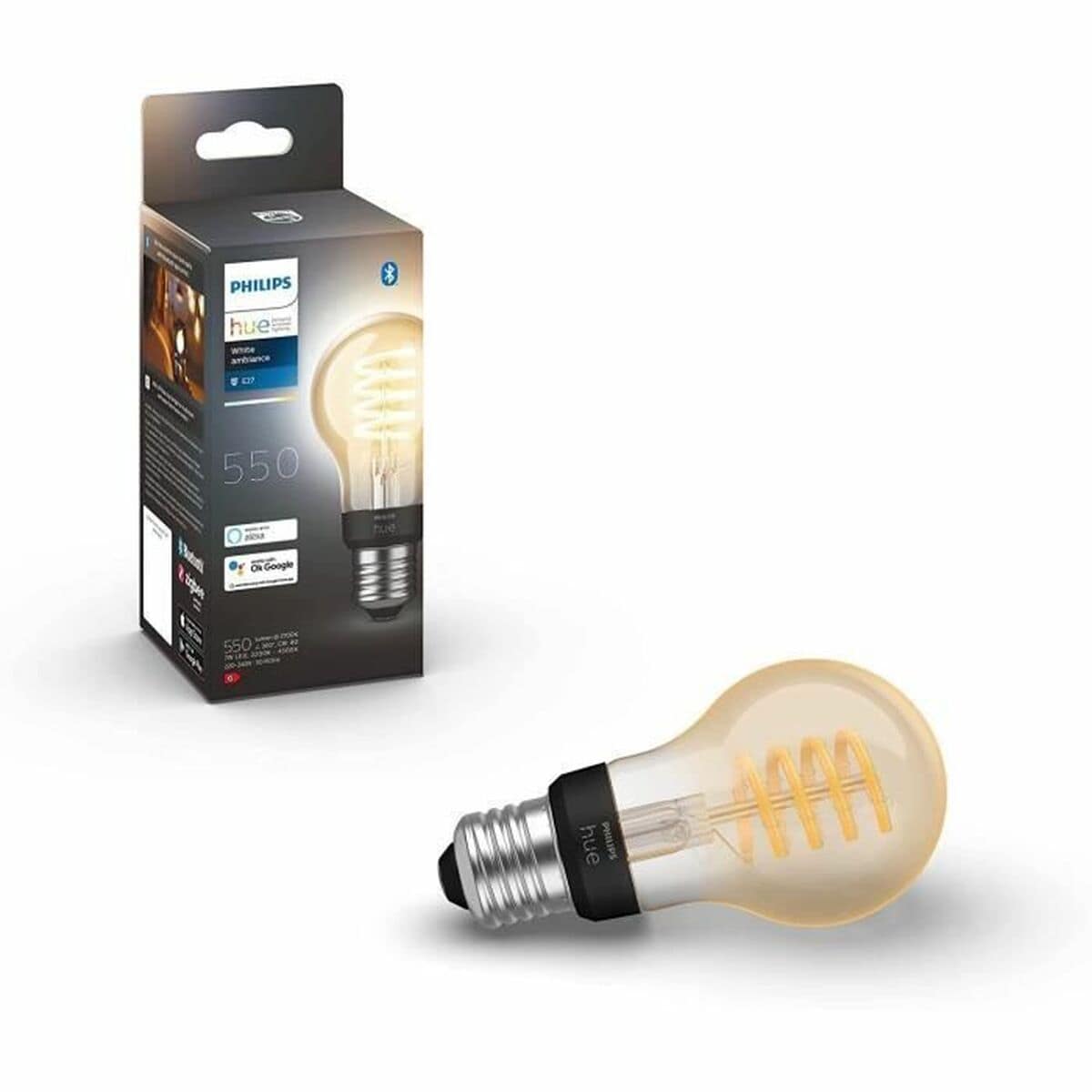 Bombilla Inteligente Philips Bombilla inteligente A60 - E27 7 W 40 W 60 W E27 LED 1 S7189998_0