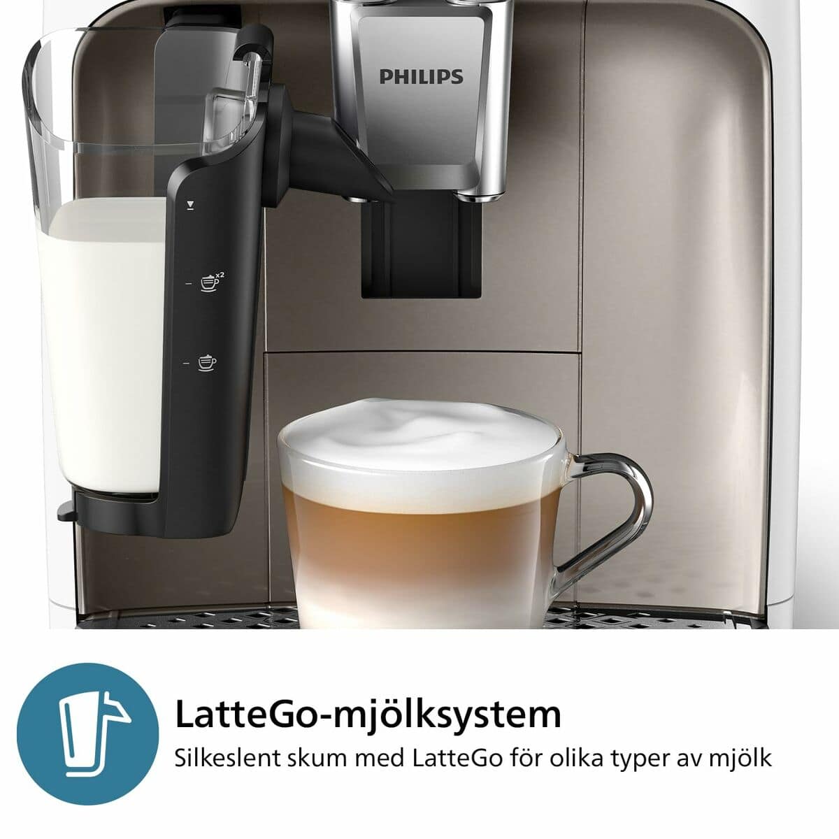 Cafetera Superautomática Philips Blanco 1500 W 15 bar 14 S71022381_13